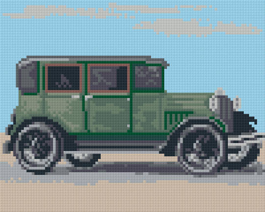 Model A Ford Four [4] Baseplate PixelHobby Mini-mosaic Art Kit